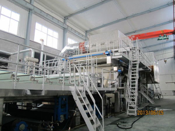 孟加拉HIMALAYA-PAPER-AND-BOARD-MILLS-LTD.,-(BANGLADESH)公司-薄頁紙生産線一條由山東信和制造